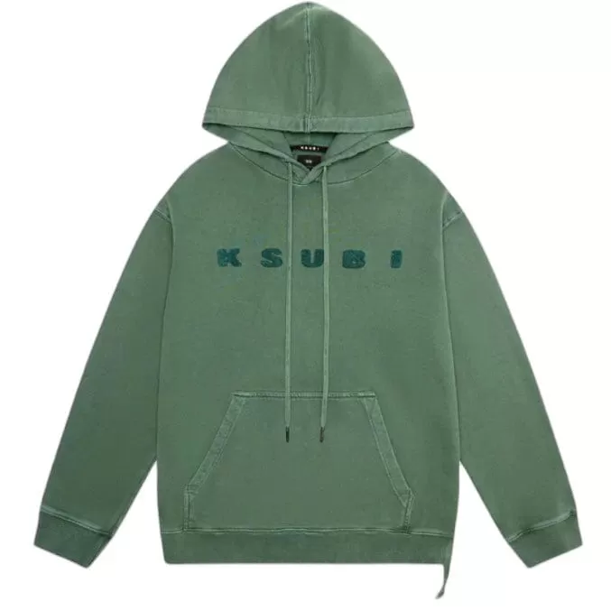 Ksubi Blocked Biggie Hoodie (Emerald Green) MSP24FL009