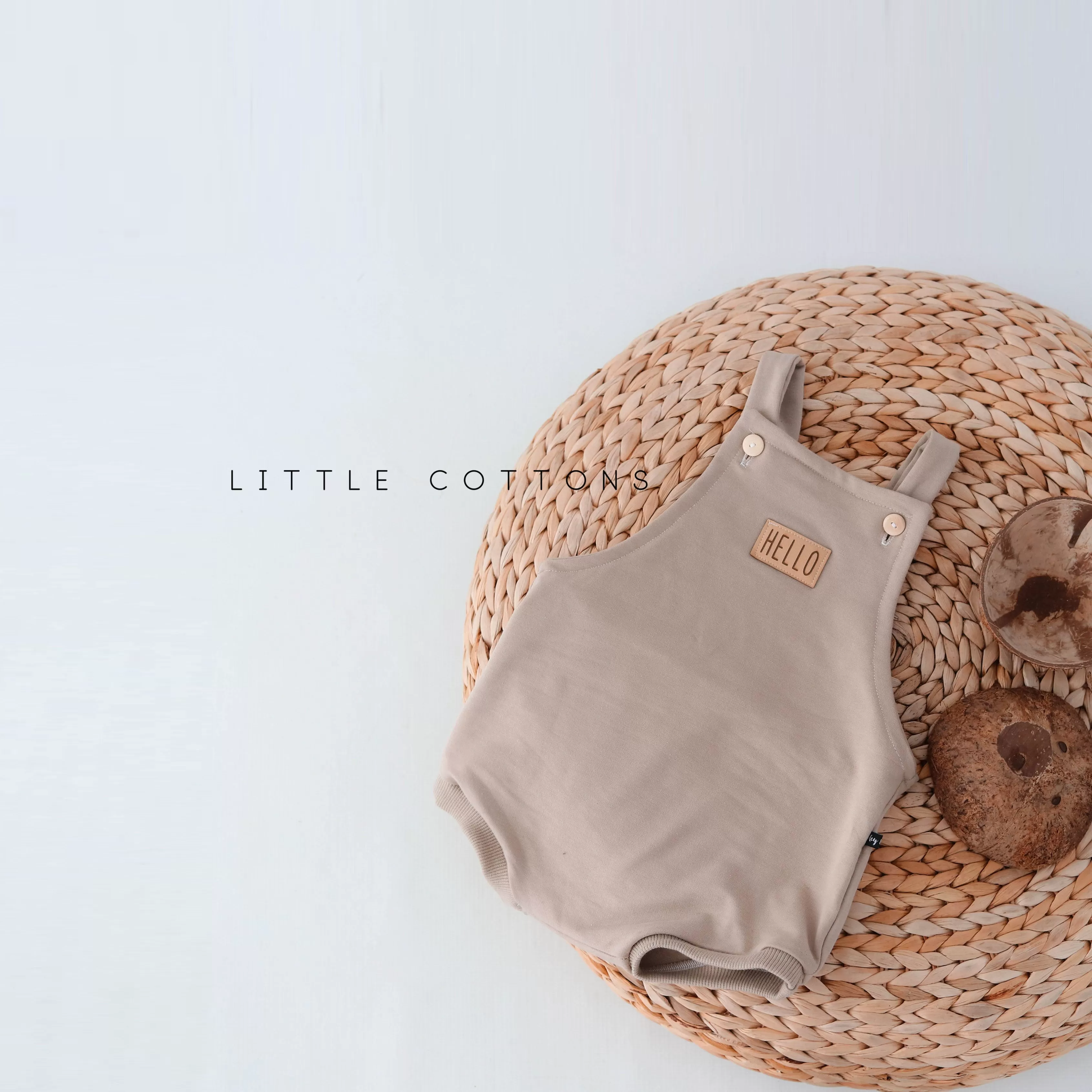 LATTE bummie romper