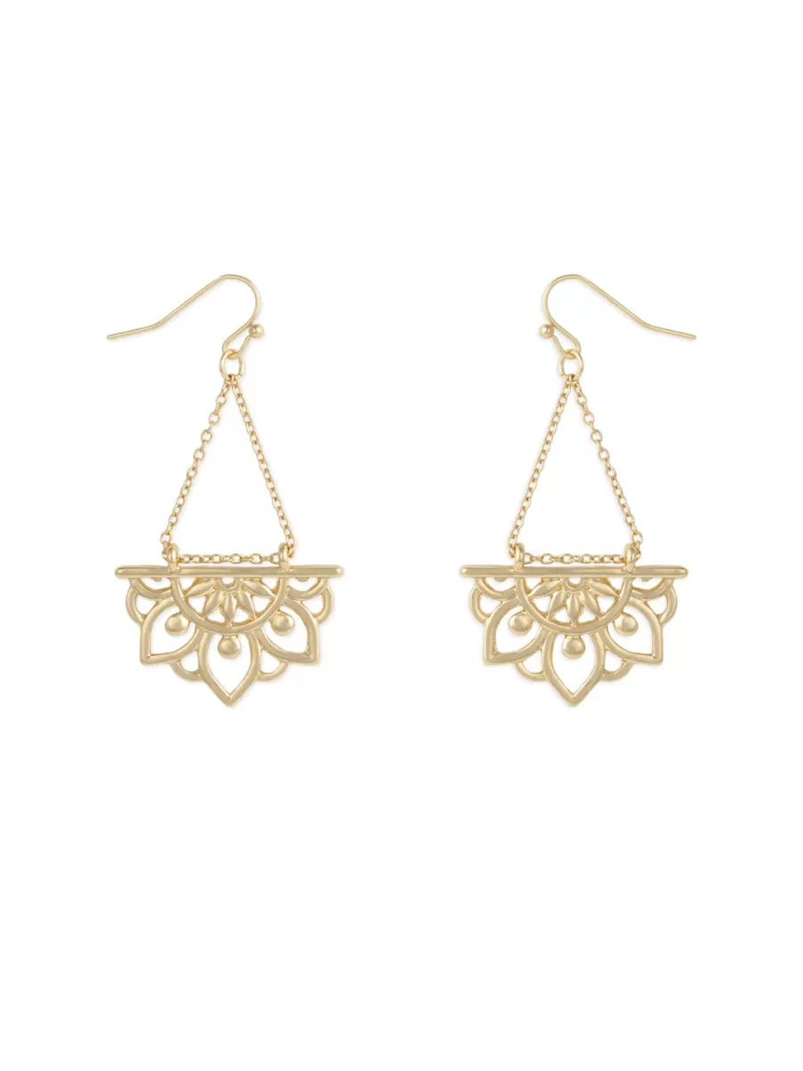 Lotus & Chain Dangles