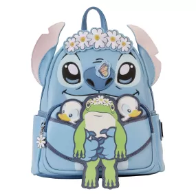 Loungefly Disney Lilo and Stitch Springtime Stitch Cosplay Mini Backpack