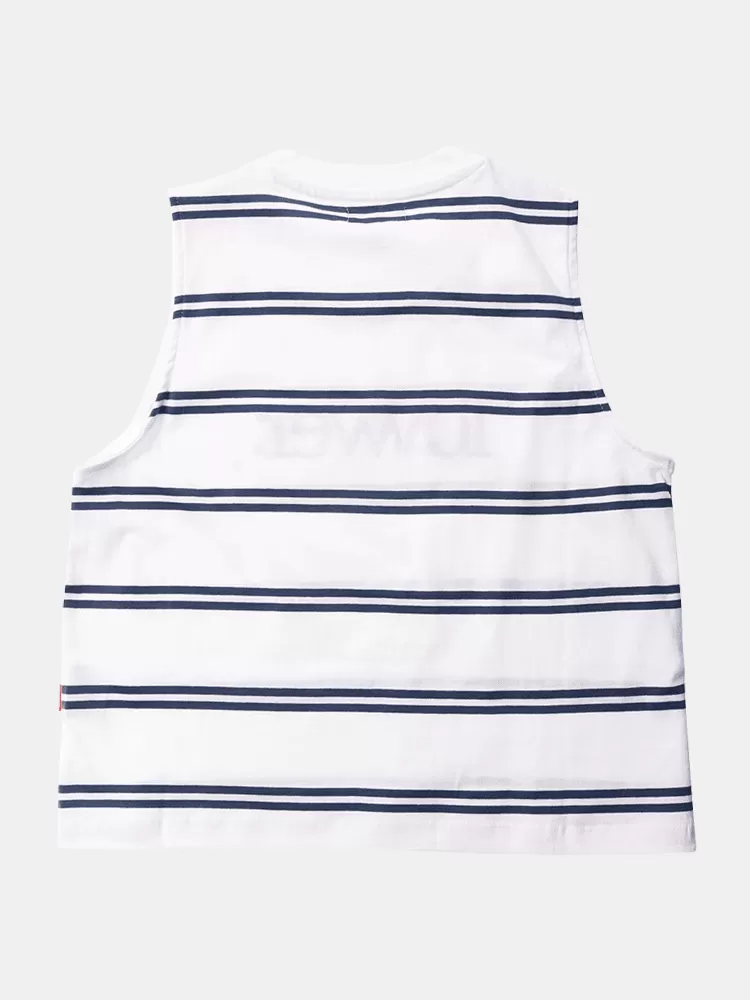 Lower Womens Applebox Cropped Tee - Striped