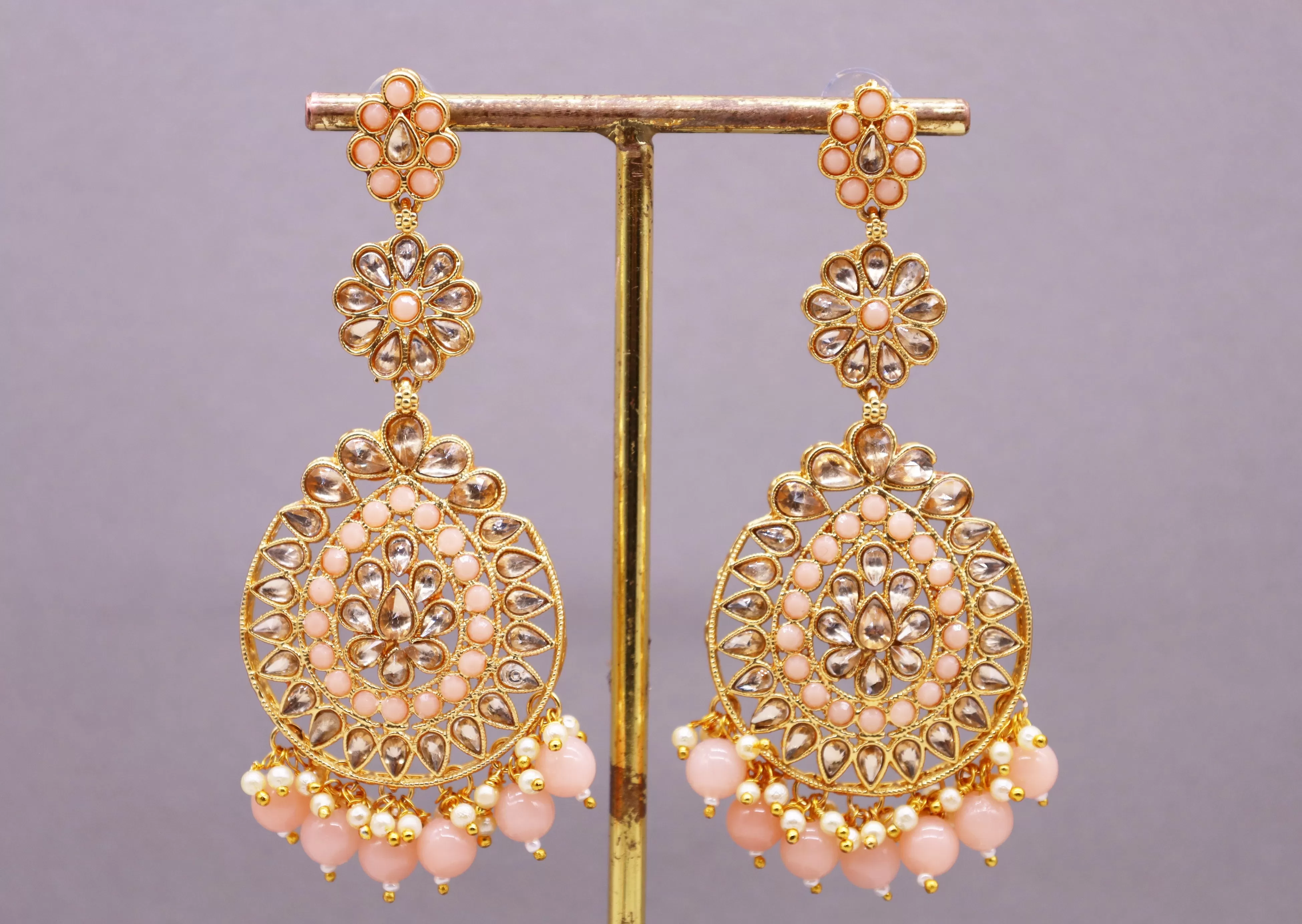 Maria Polki Earrings