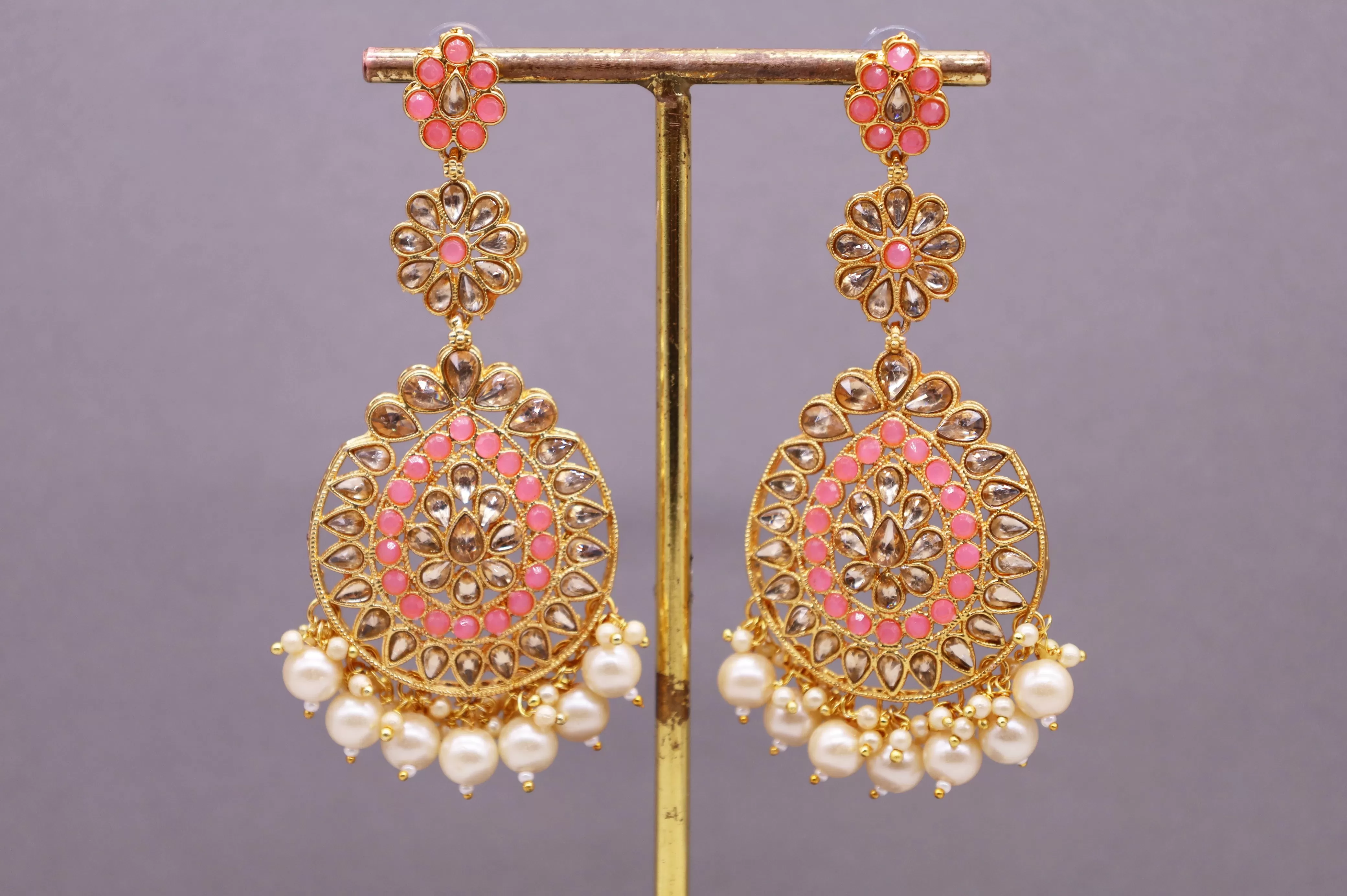 Maria Polki Earrings