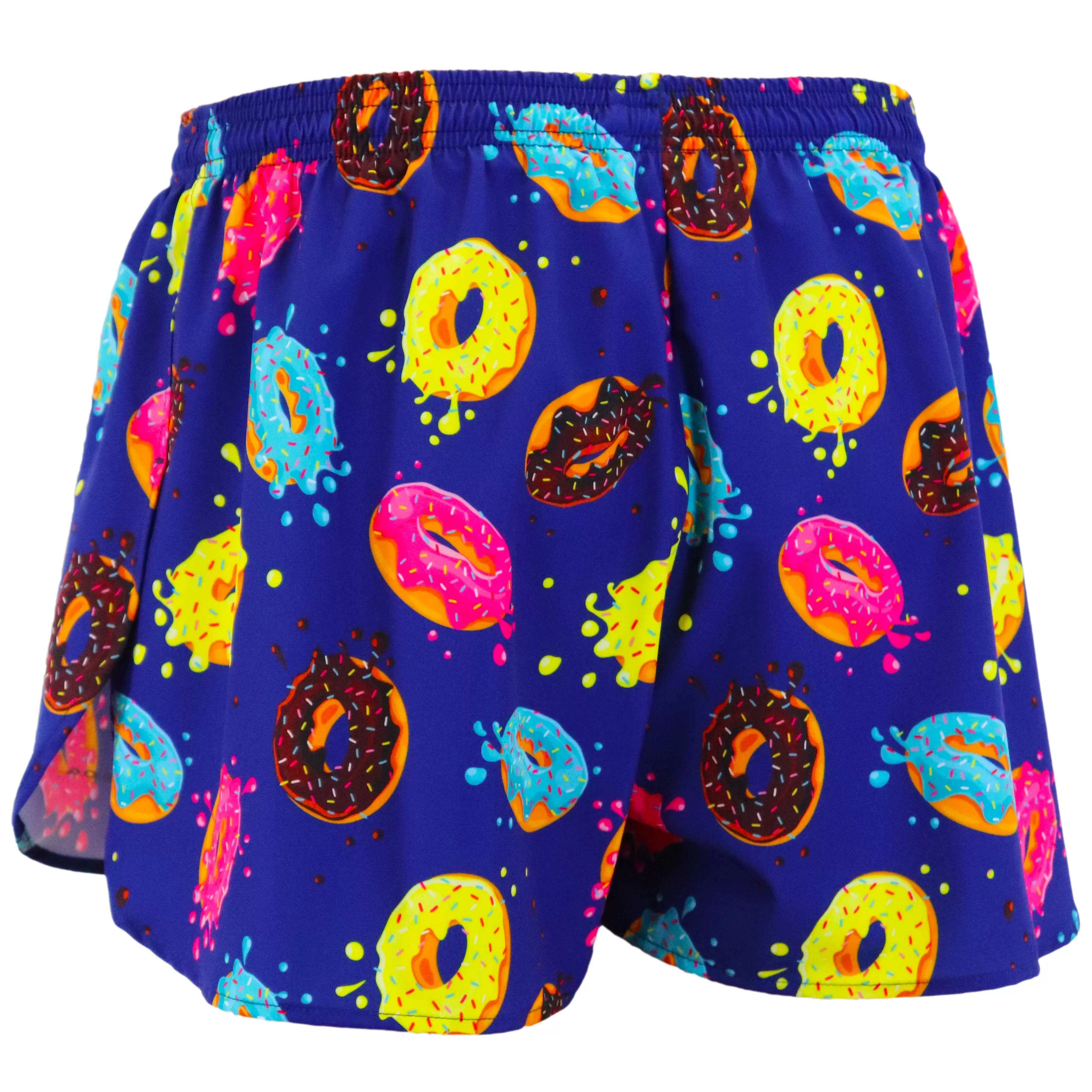 Men's 3" Half Split Shorts- Donut