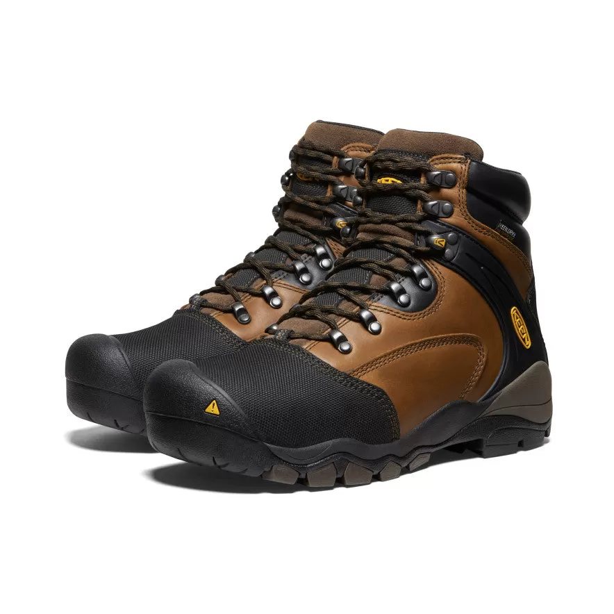 Men's Louisville 6 MET Waterproof Boot (Steel Toe)  |  Slate Black