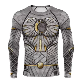 Men's 'Moon' Elite Long Sleeve Compression Rashguard Shirt