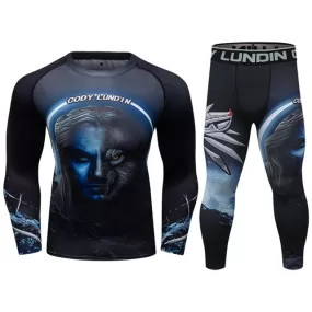 Men's Warrior Series Wolf 'Of Wolf and Man' Elite Compression Set