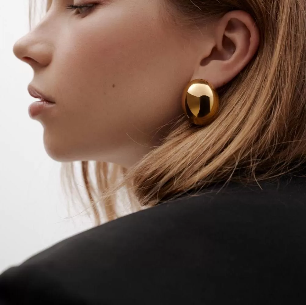 Mirage / Statement Earrings / Gold