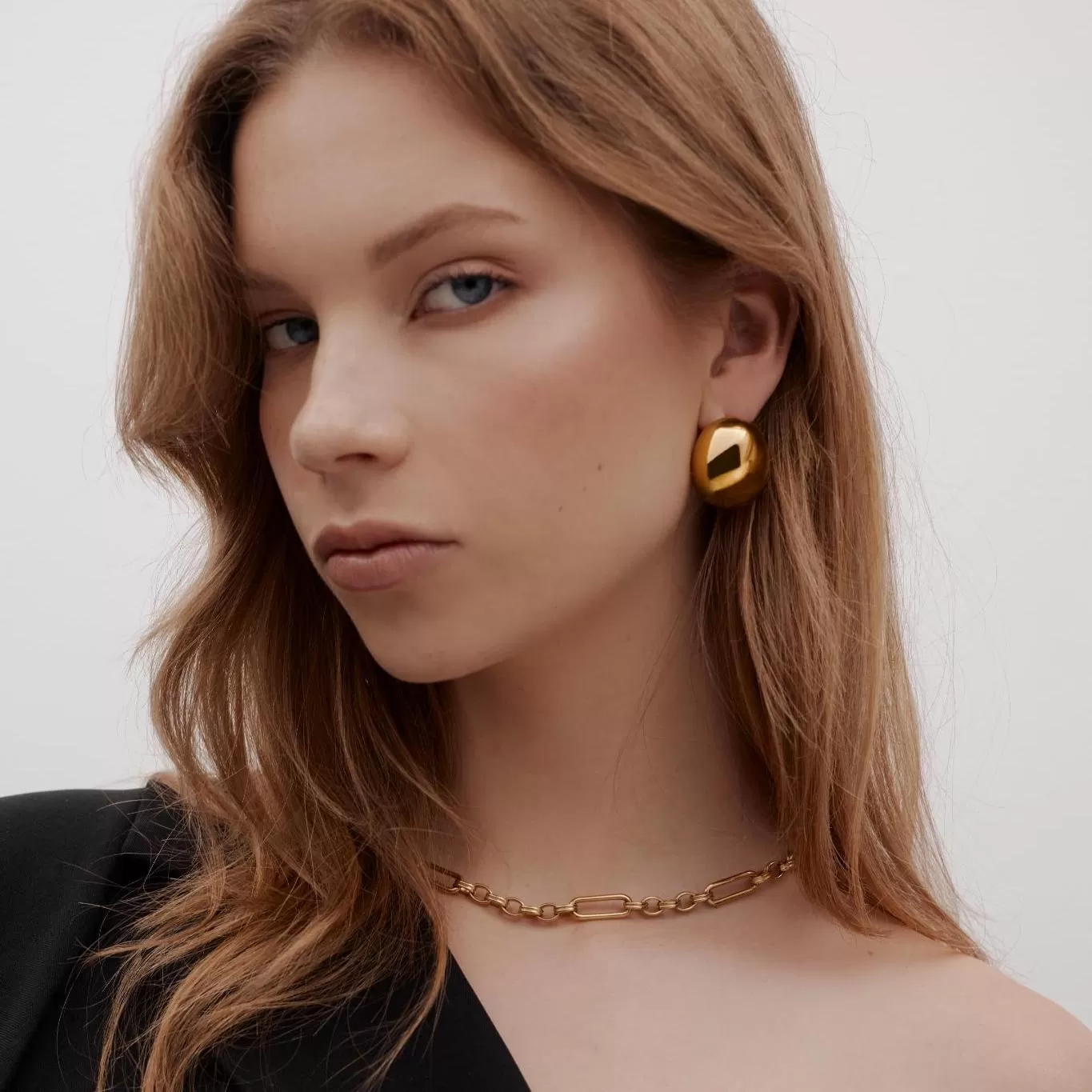 Mirage / Statement Earrings / Gold