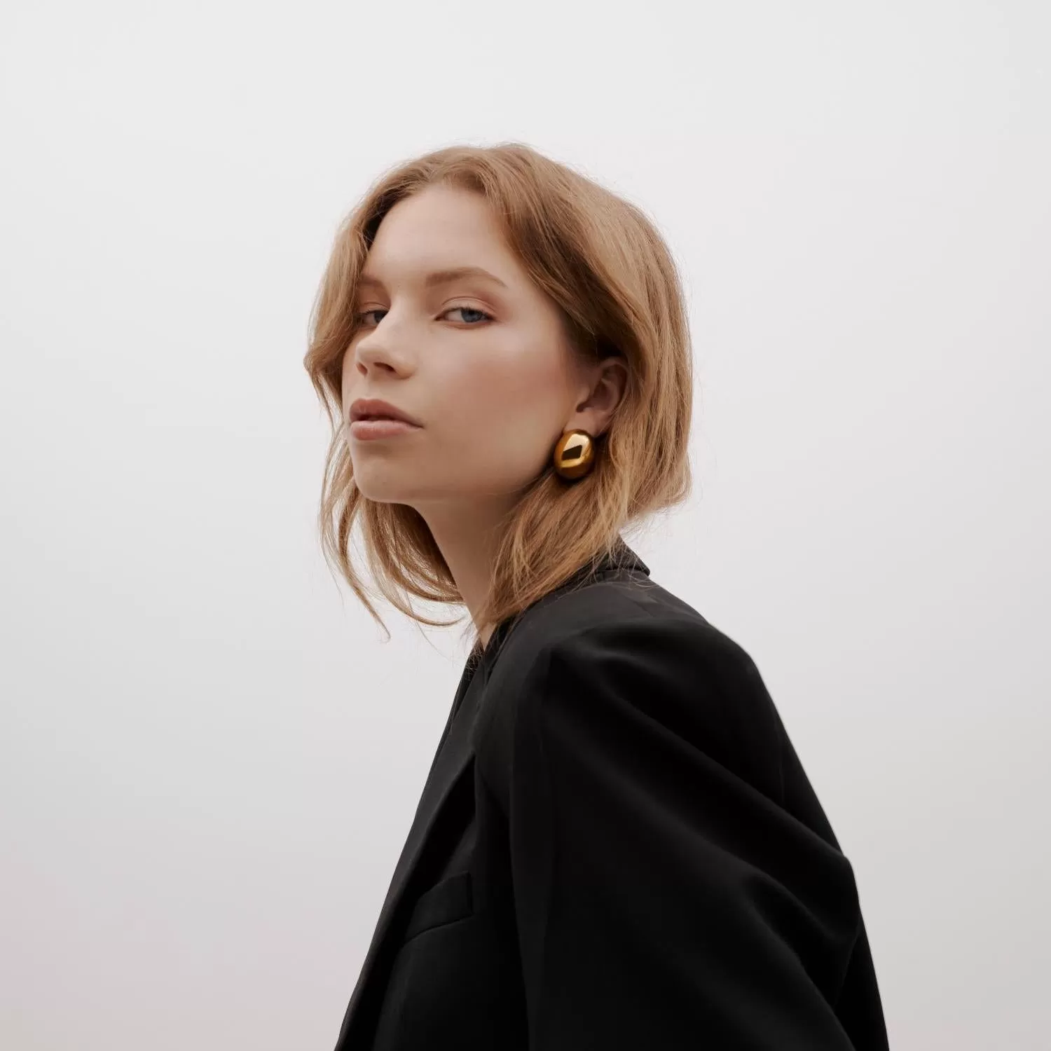 Mirage / Statement Earrings / Gold