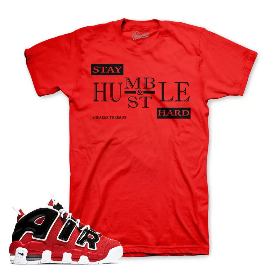 More Uptempo Bulls Shirt - Humble - Red