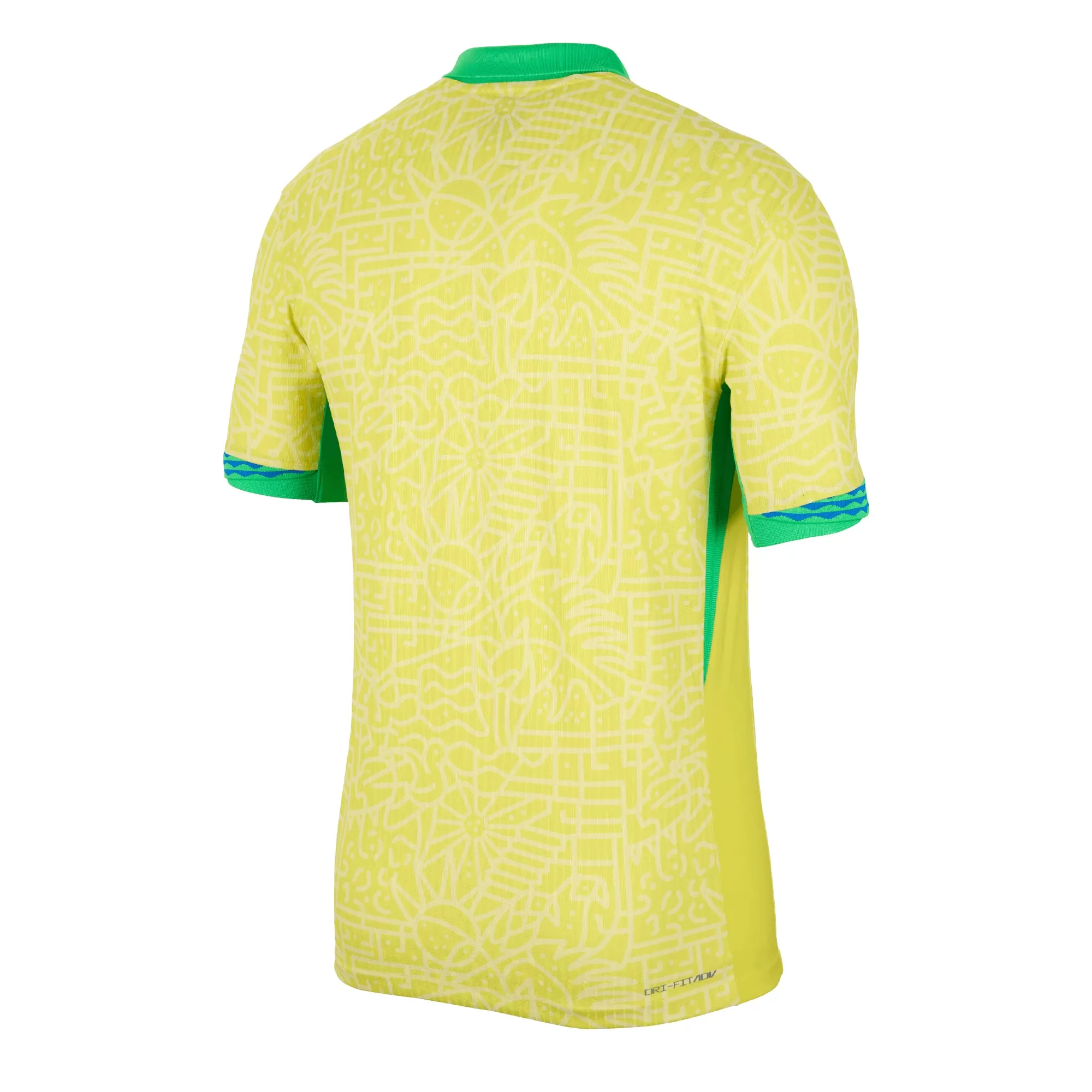 Nike Men's Brazil 2024/25 Dri-FIT ADV Home Jersey Yellow/Green