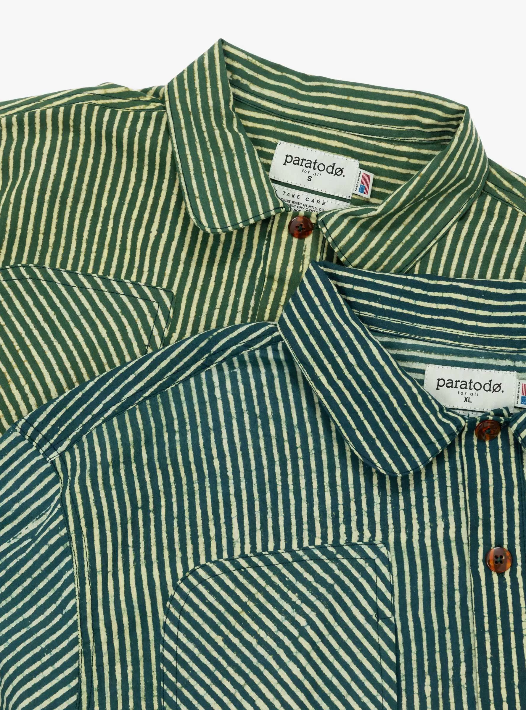 Obra Shirt Handblock Stripes