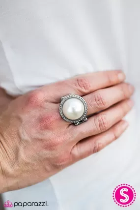 Paparazzi Accessories  - Take My Hand - White Ring