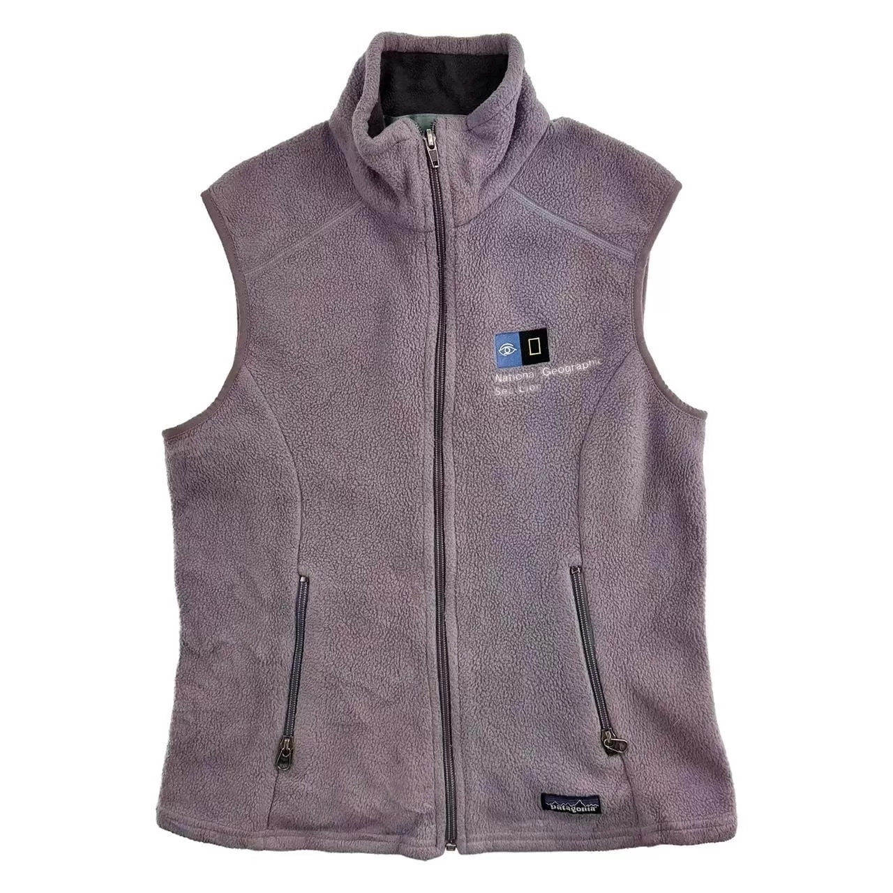 Patagonia zip vest fleece woman’s size S