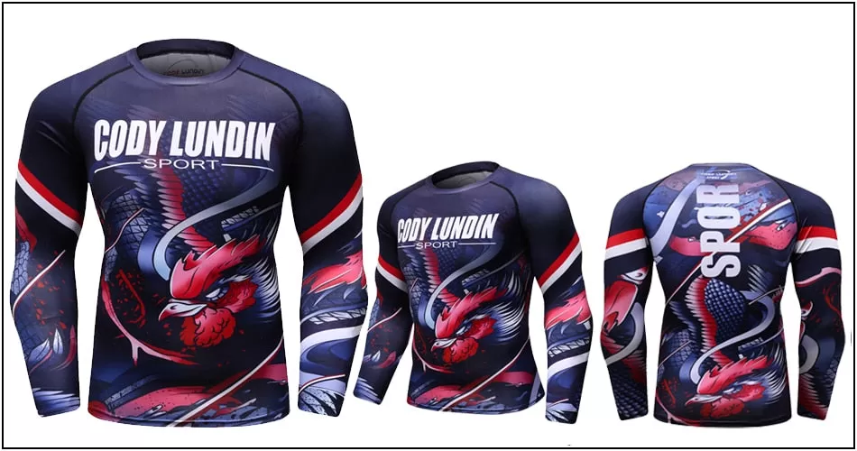 Phoenix Compression 'Bird of Prey' Short Sleeve Rashguard