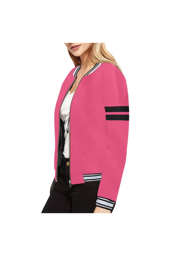 Pink Bomber Jacket for Women