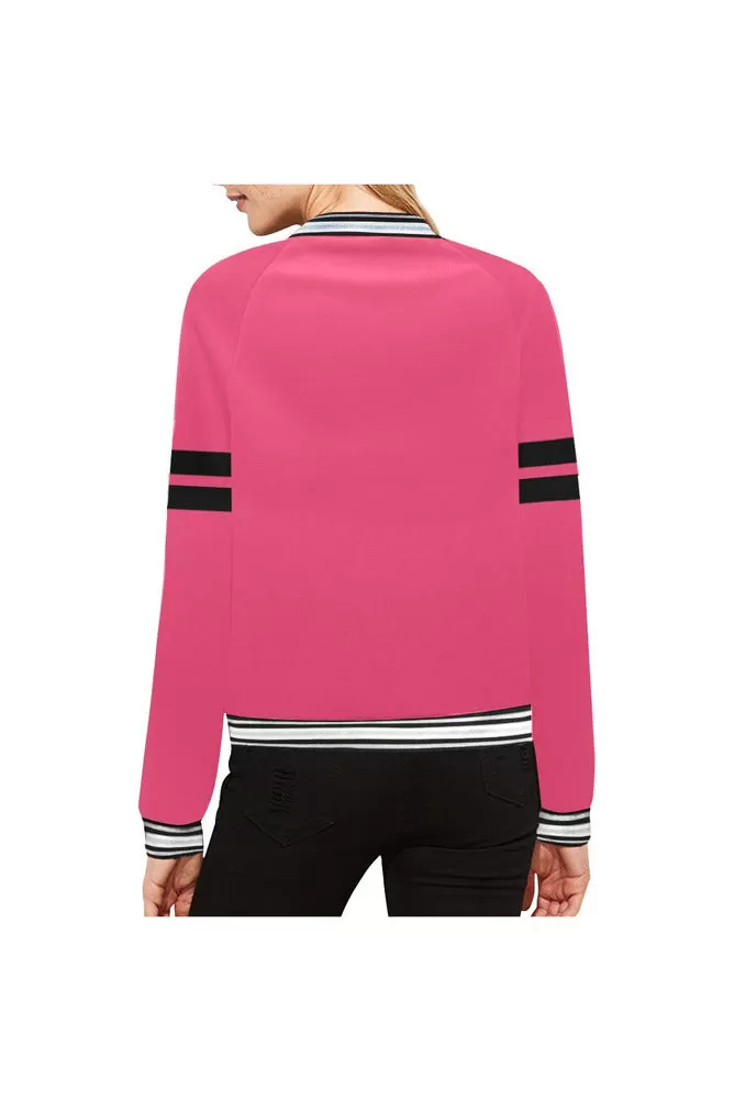 Pink Bomber Jacket for Women