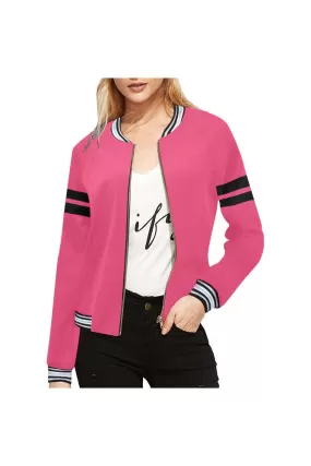 Pink Bomber Jacket for Women