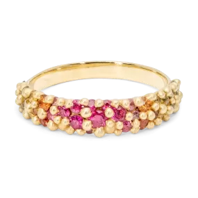 Pink Rainbow River Ring - Size 6 - 11709