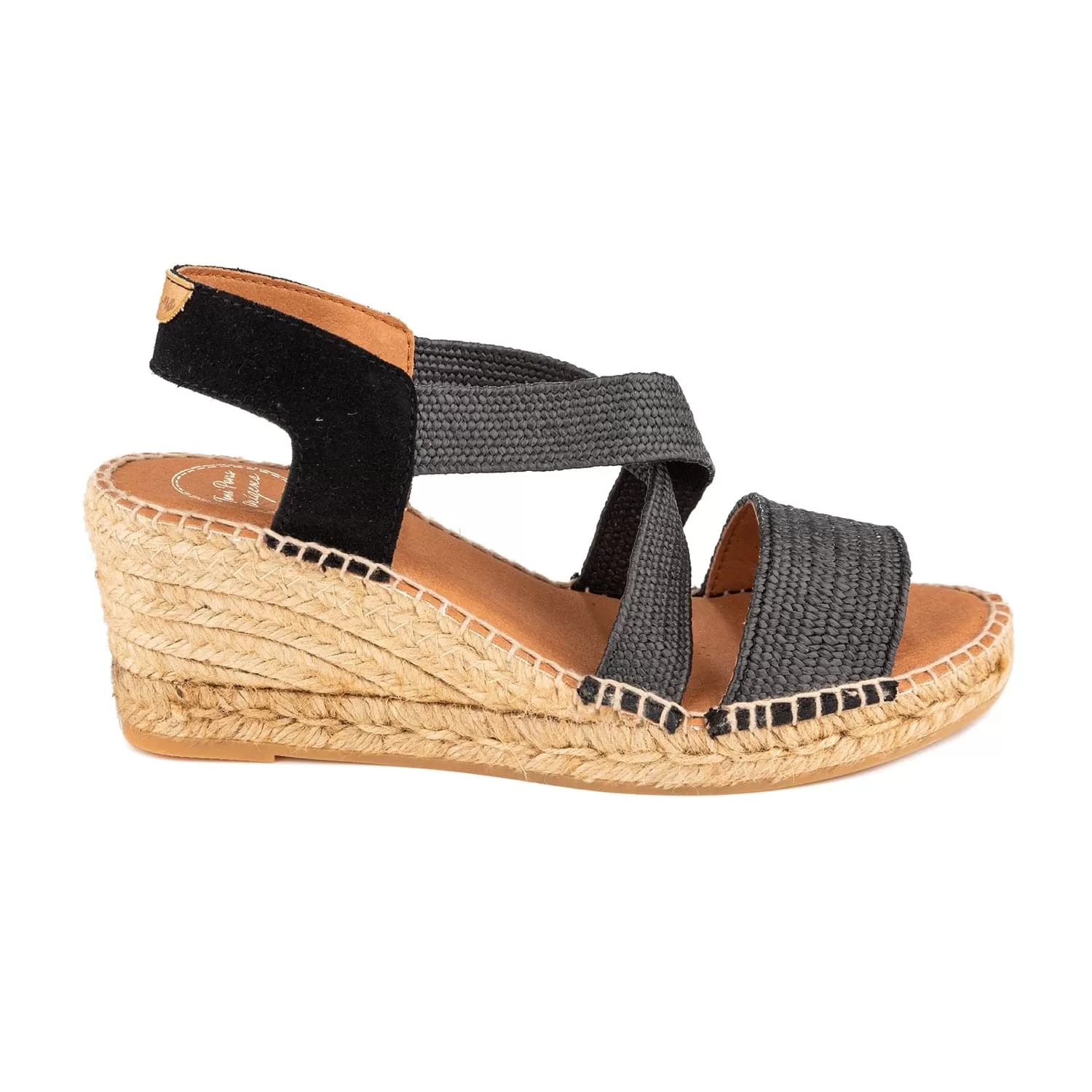 Plain Cotton Blend Wedge Espadrille for Women - Susa-SP