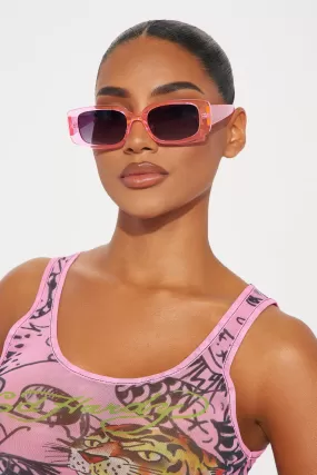 Pump The Pool Float Sunglasses - Pink