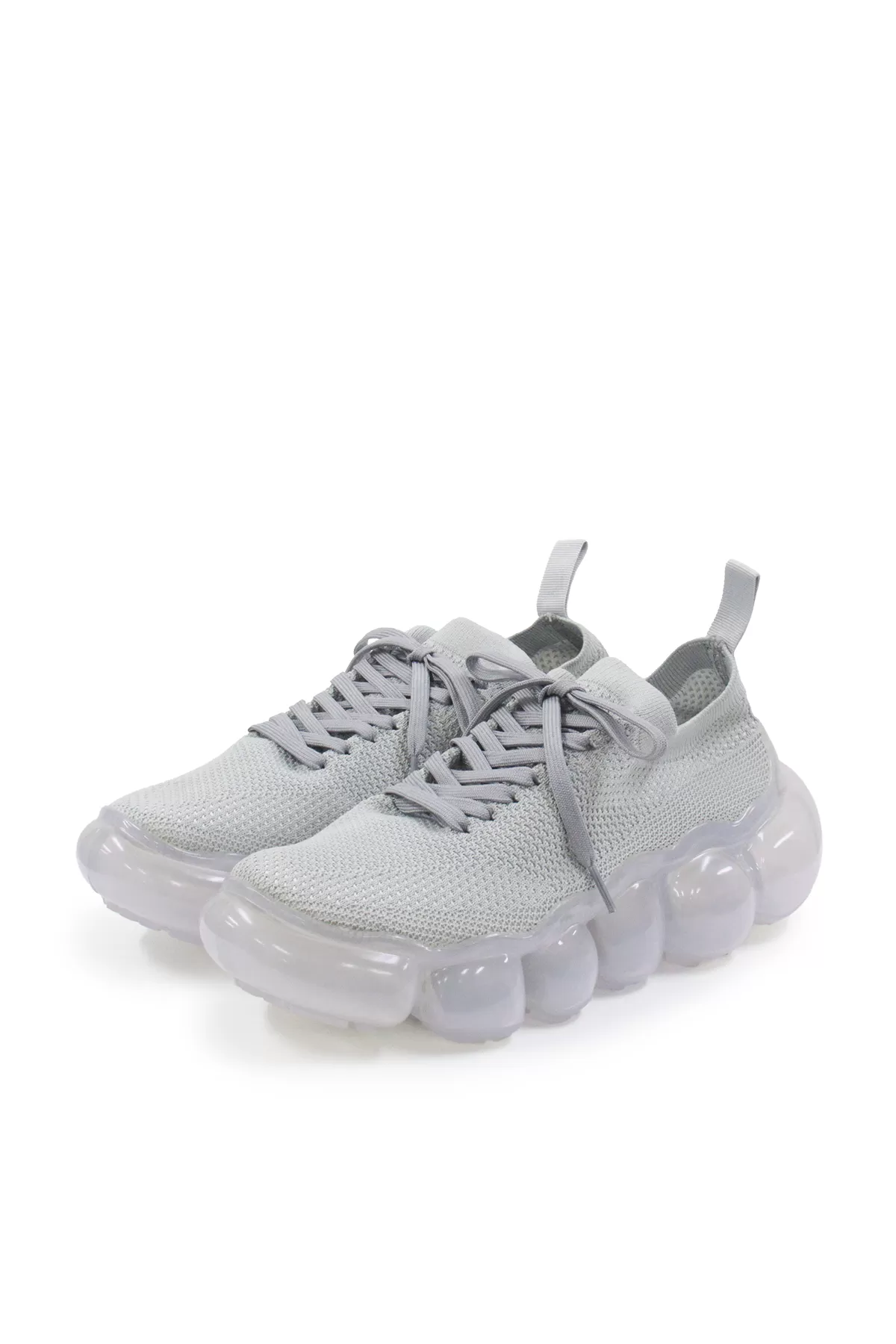 "Jewelry" Basic Shoes / Purple Gray