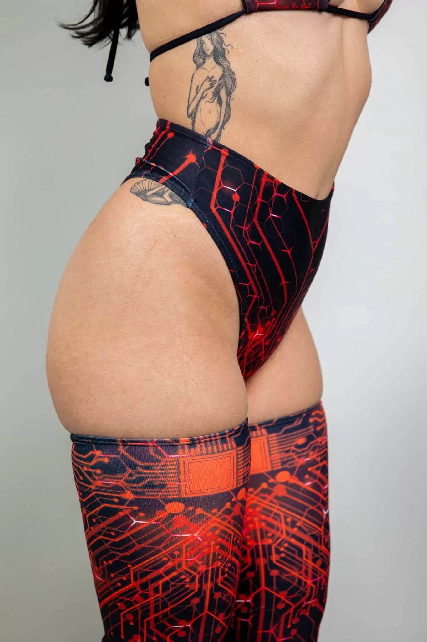 Red Singularity High Waist Thong