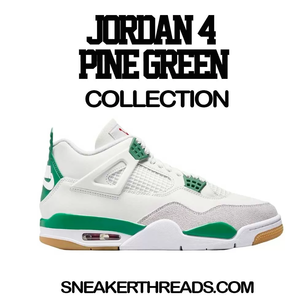 Retro 4 SB Pine Green Shirt - Jays & Sbs - Green