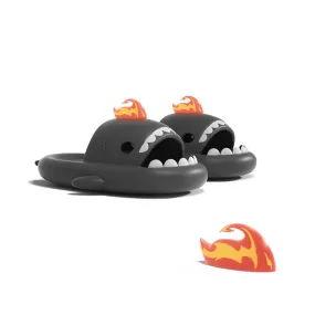 Sharkicks Basic - Fire Kaiju Shark Slides