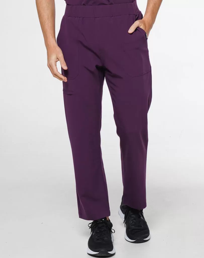 Signature Cargo Pants - Eggplant