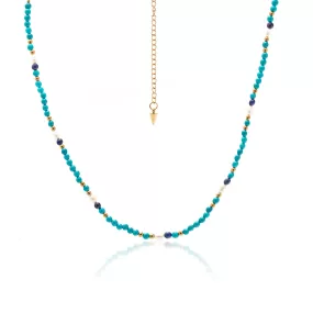 Sorrento / Necklace / Turquoise   Gold