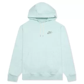 Sportswear Fleece Pullover Hoodie - Mint Foam/White