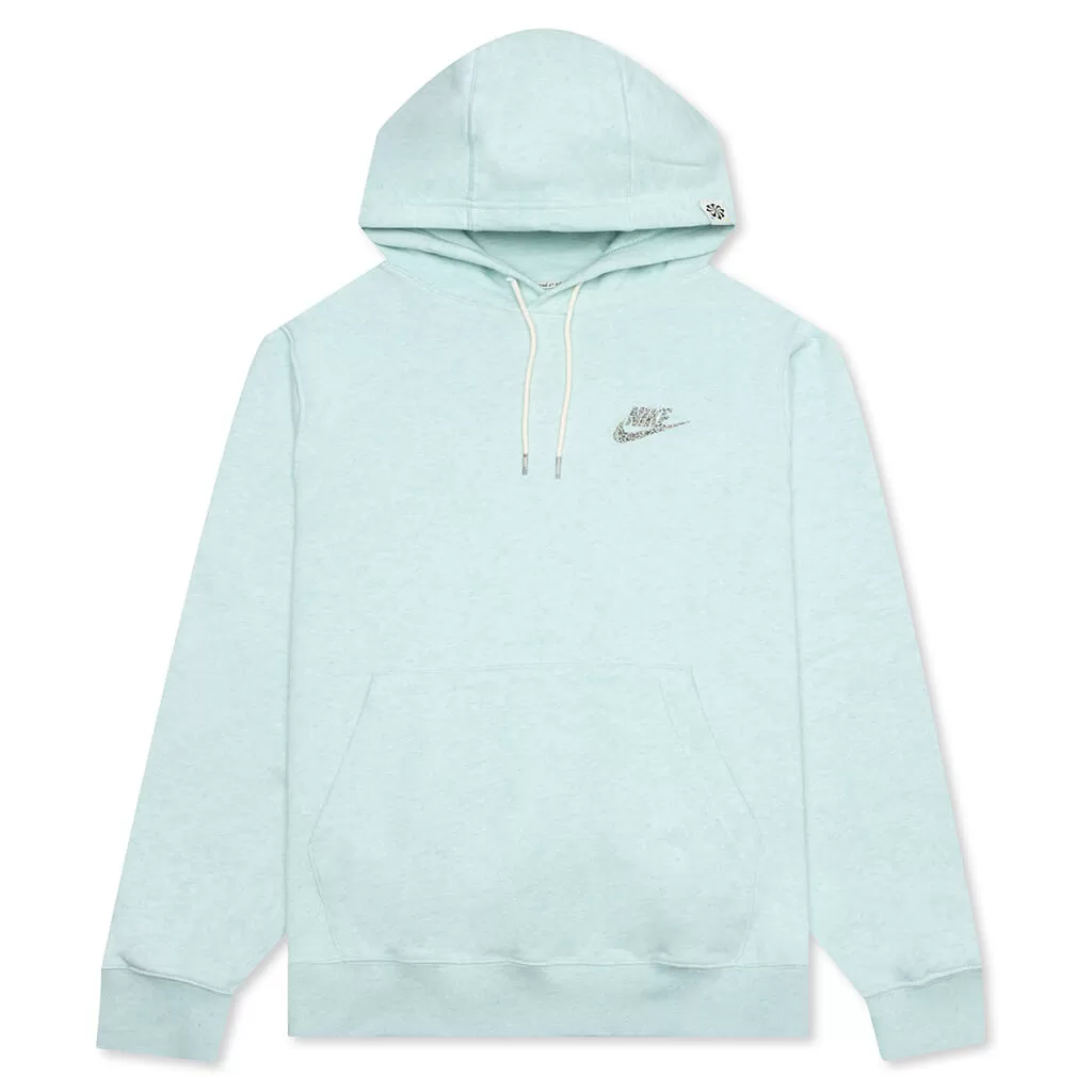 Sportswear Fleece Pullover Hoodie - Mint Foam/White