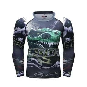 T Rex Compression Elite Long Sleeve Rashguard