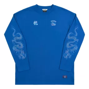 TEAMJOINED JOINED CNY24 DRAGON EXTRA OVERSIZED LONG SLEEVES-DARK BLUE