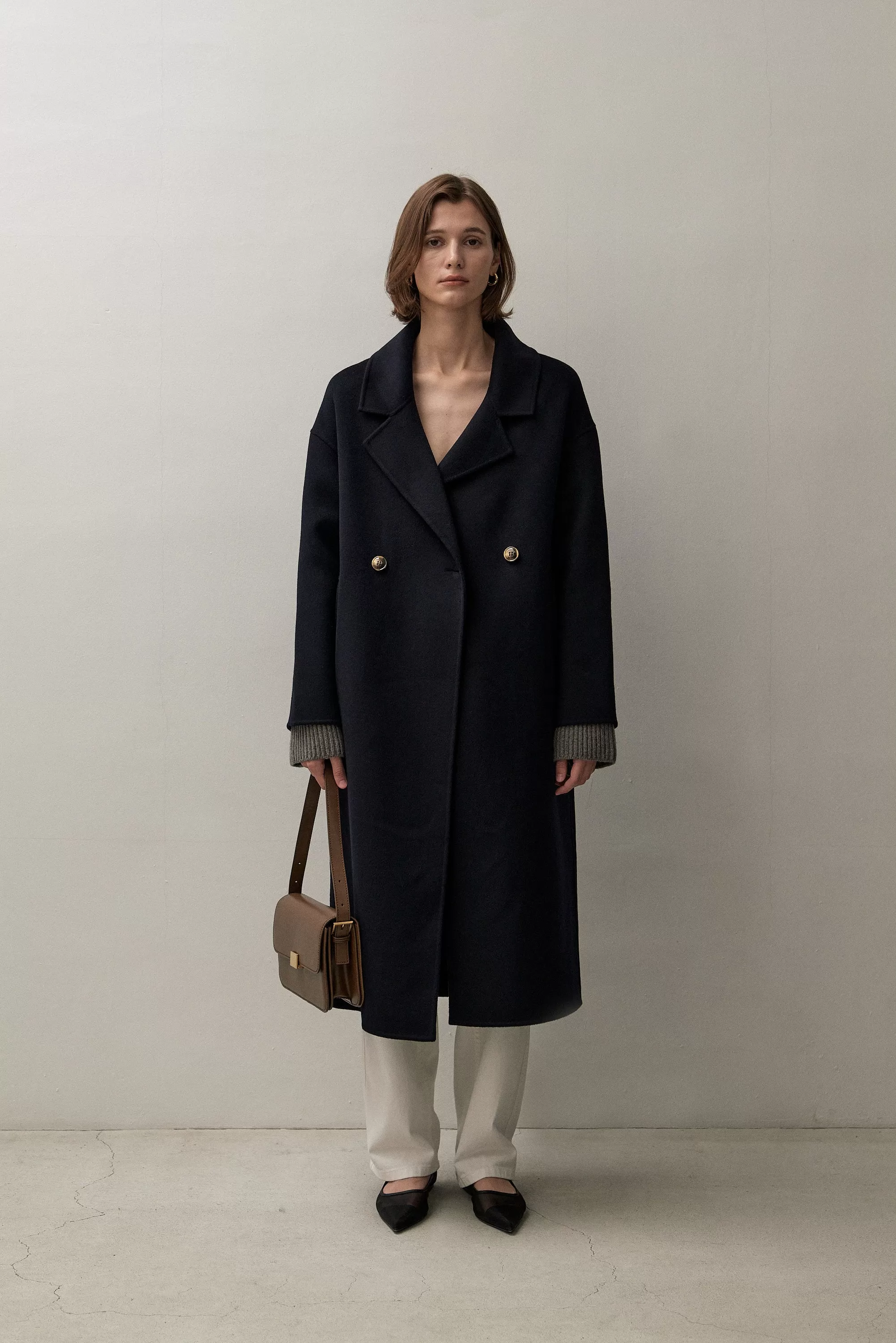 THE LONDON COAT - NAVY 90/10