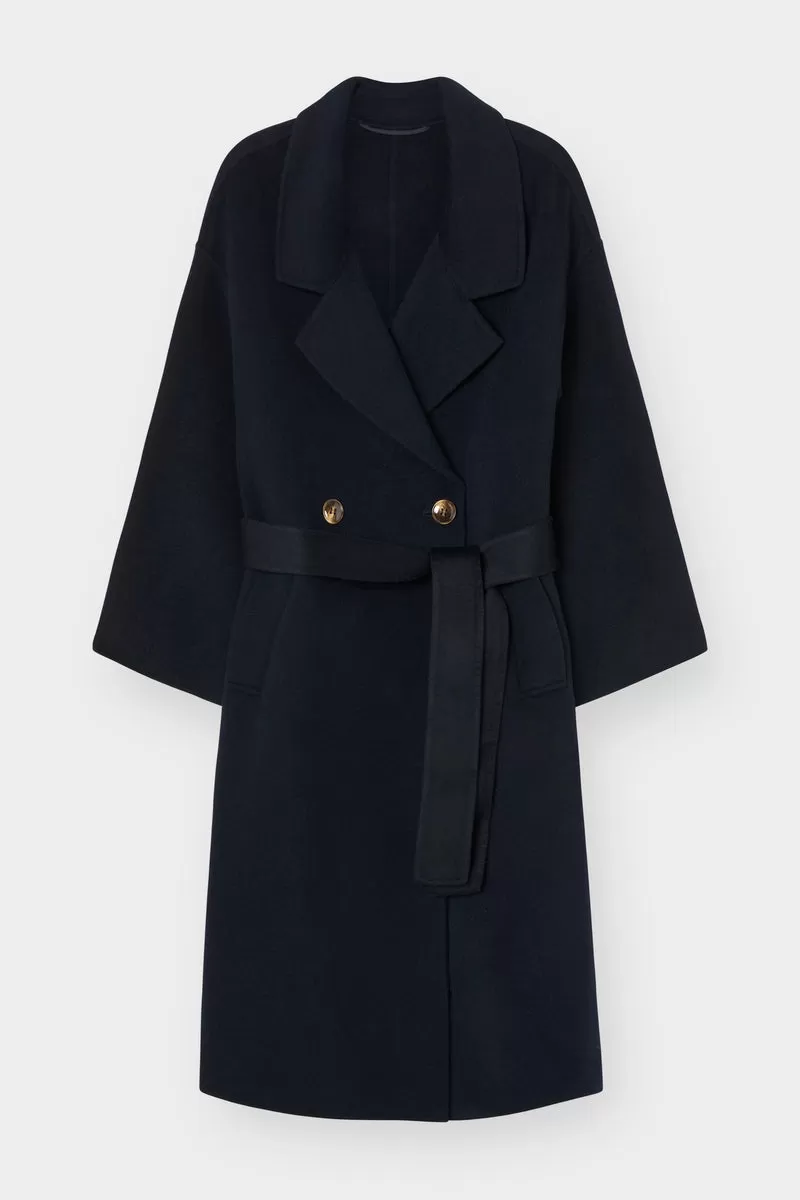 THE LONDON COAT - NAVY 90/10