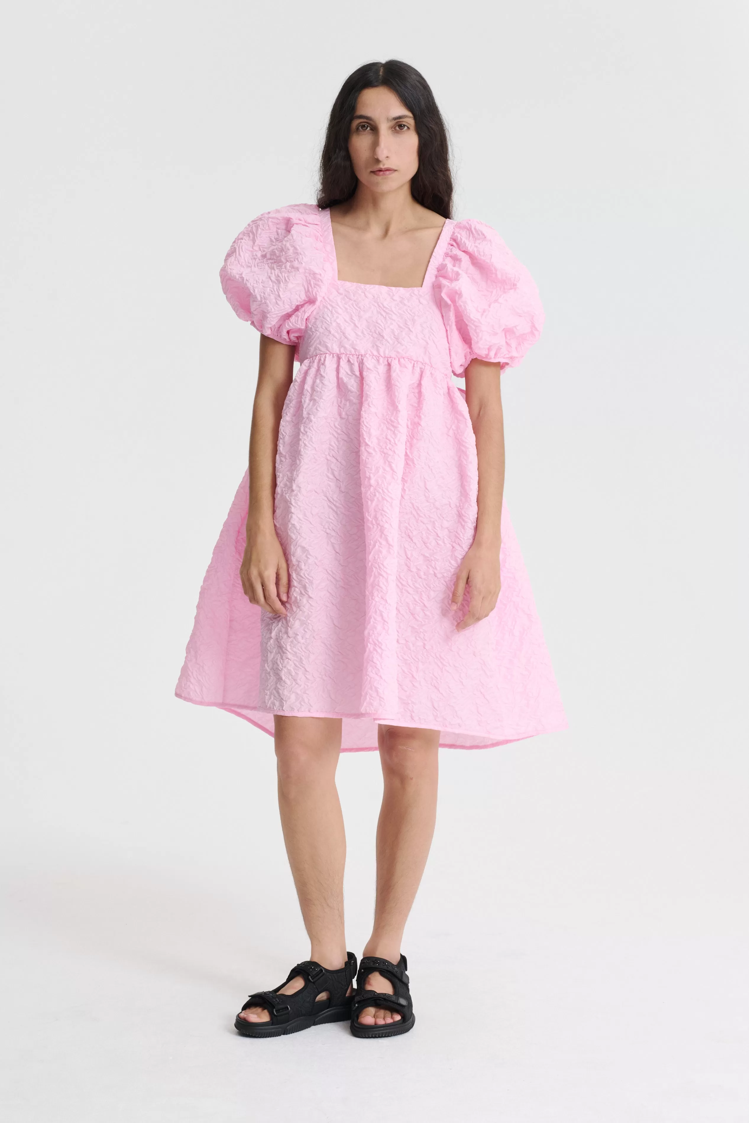 TILDE | DRESS GRAPPOLO MATELASSÉ PINK