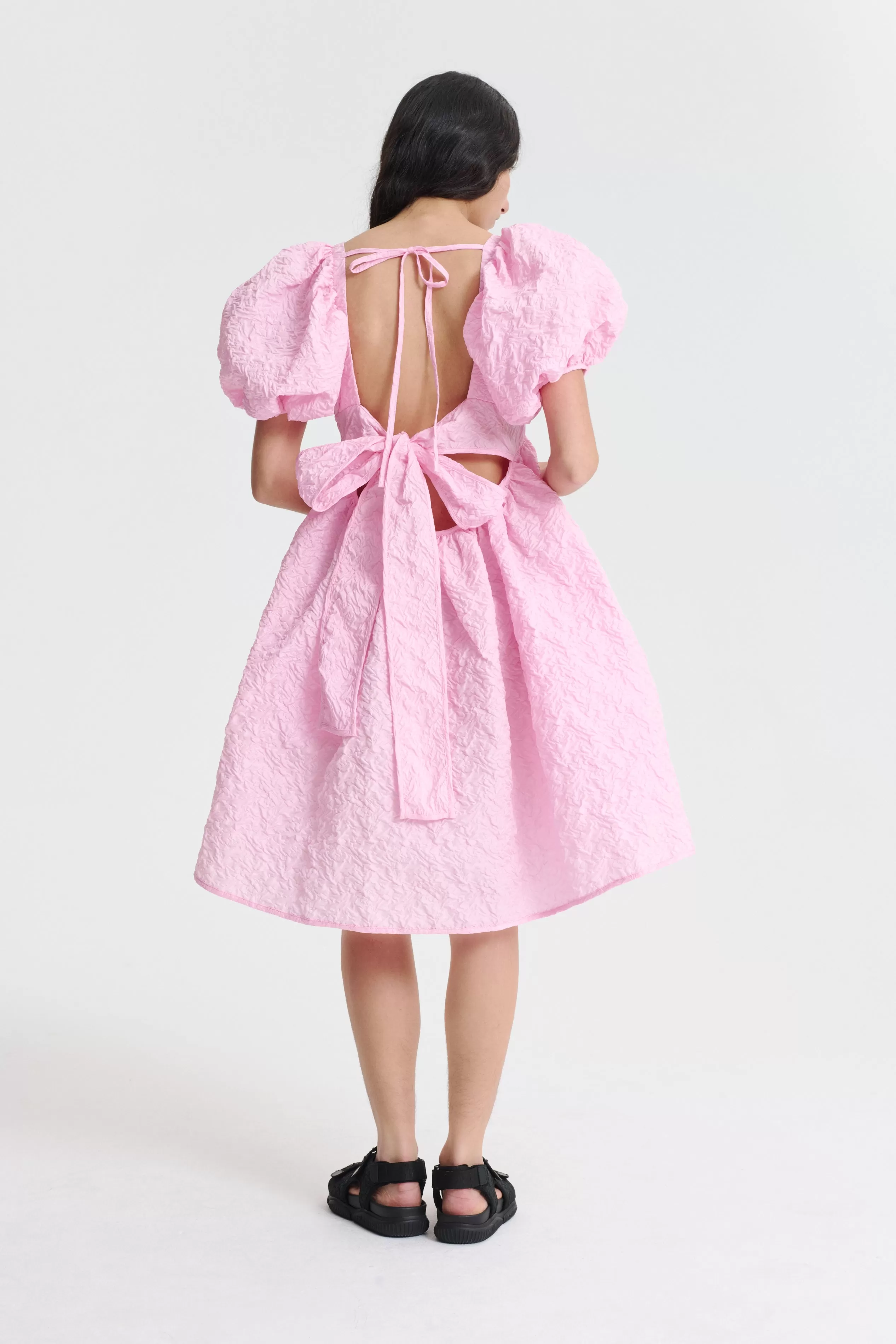 TILDE | DRESS GRAPPOLO MATELASSÉ PINK