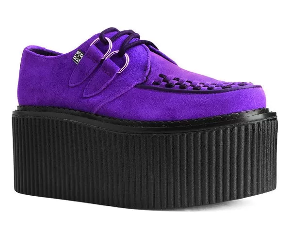 T.U.K Purple Suede Classic Stratocreeper