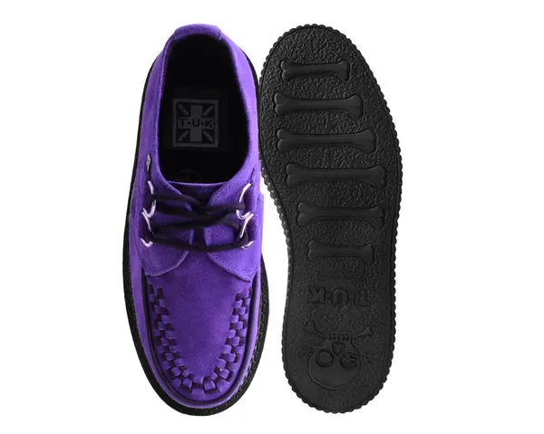 T.U.K Purple Suede Classic Stratocreeper