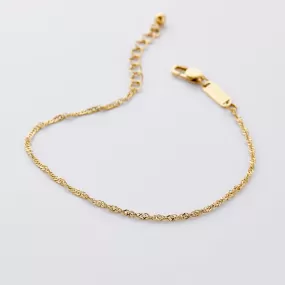 Twisted Chain Anklet | Girls