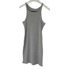 Urban Outfitters Grey Ribbed Mini Dress UK L