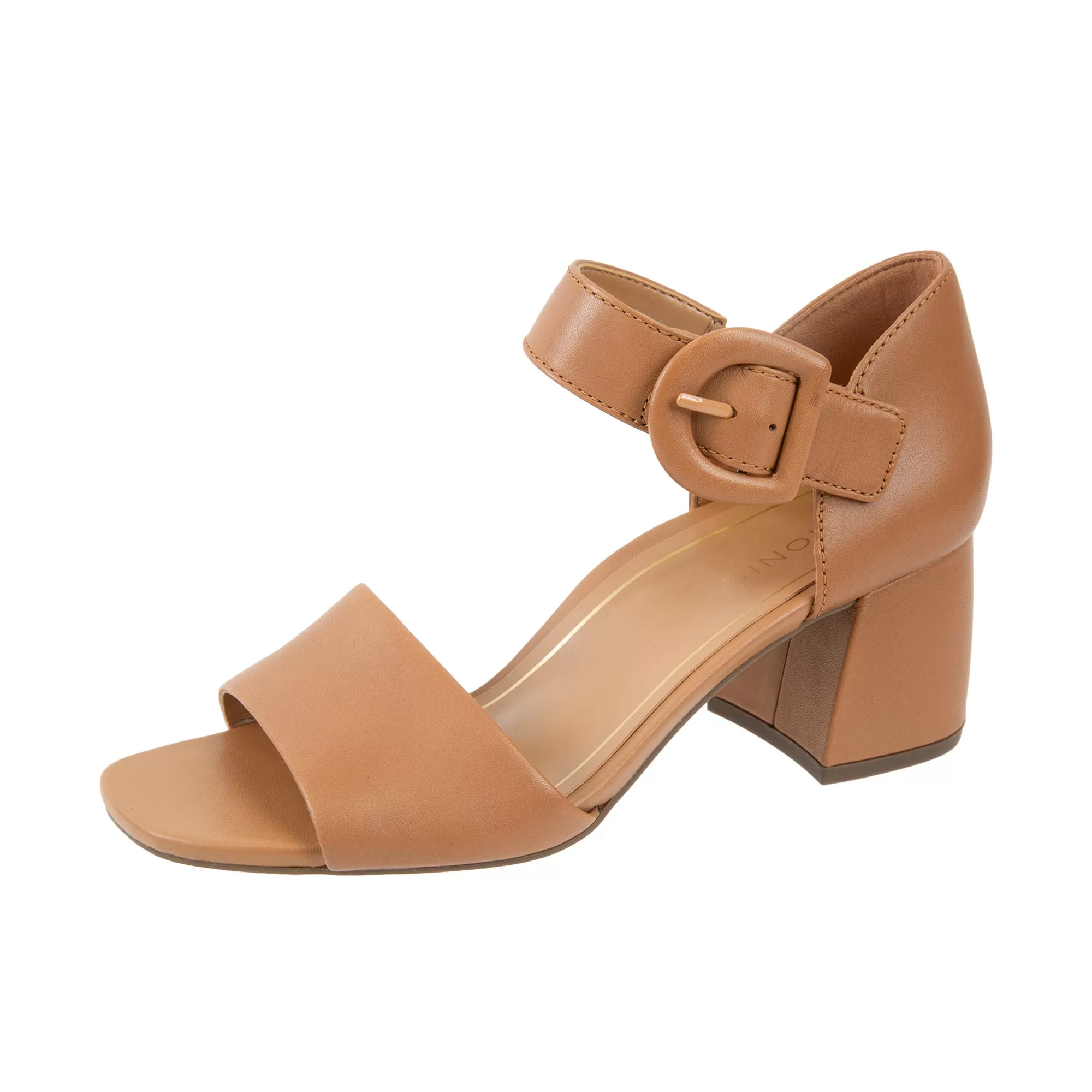 Vionic Womens Chardonnay Heeled Sandal Camel