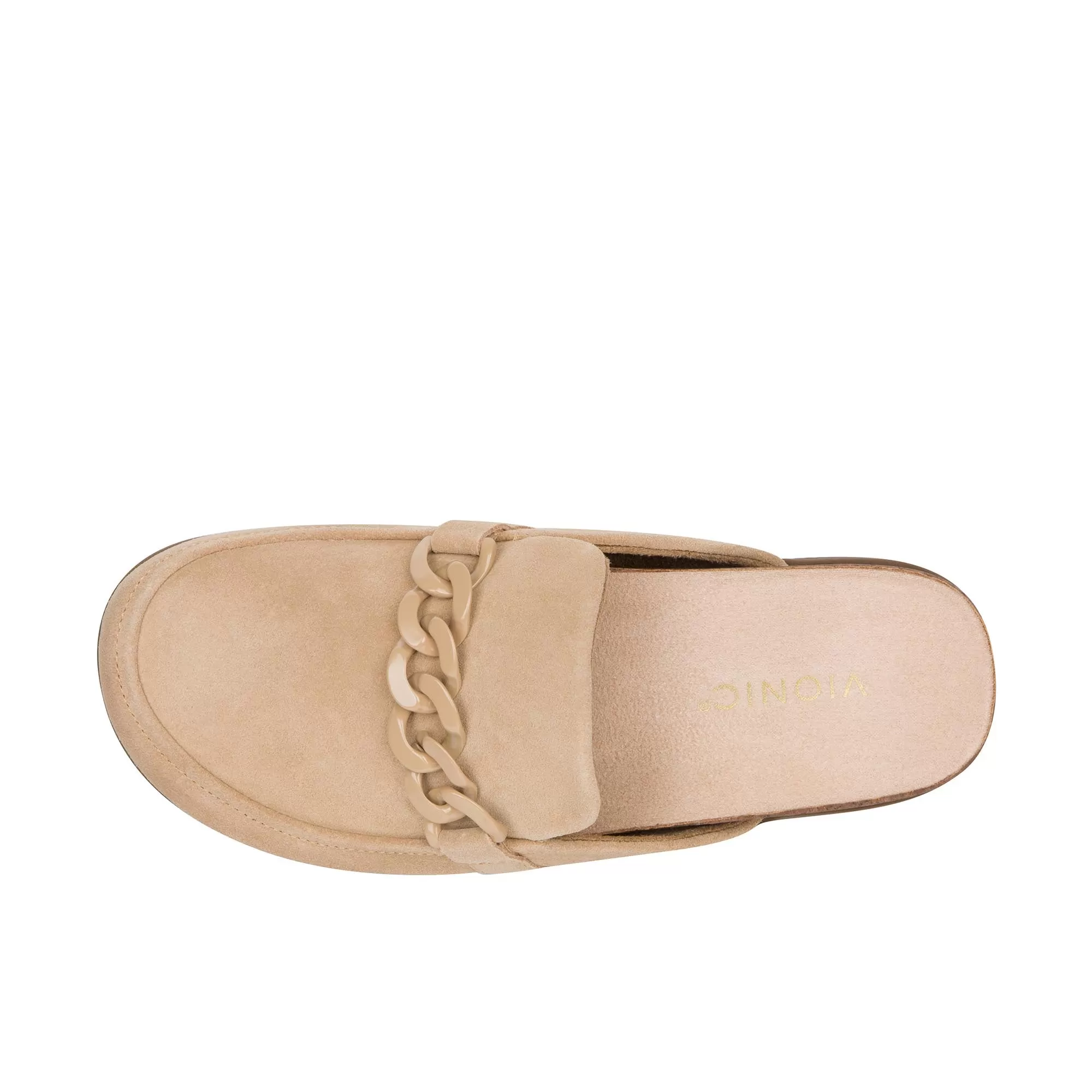 Vionic Womens Georgie Mule Sand Suede