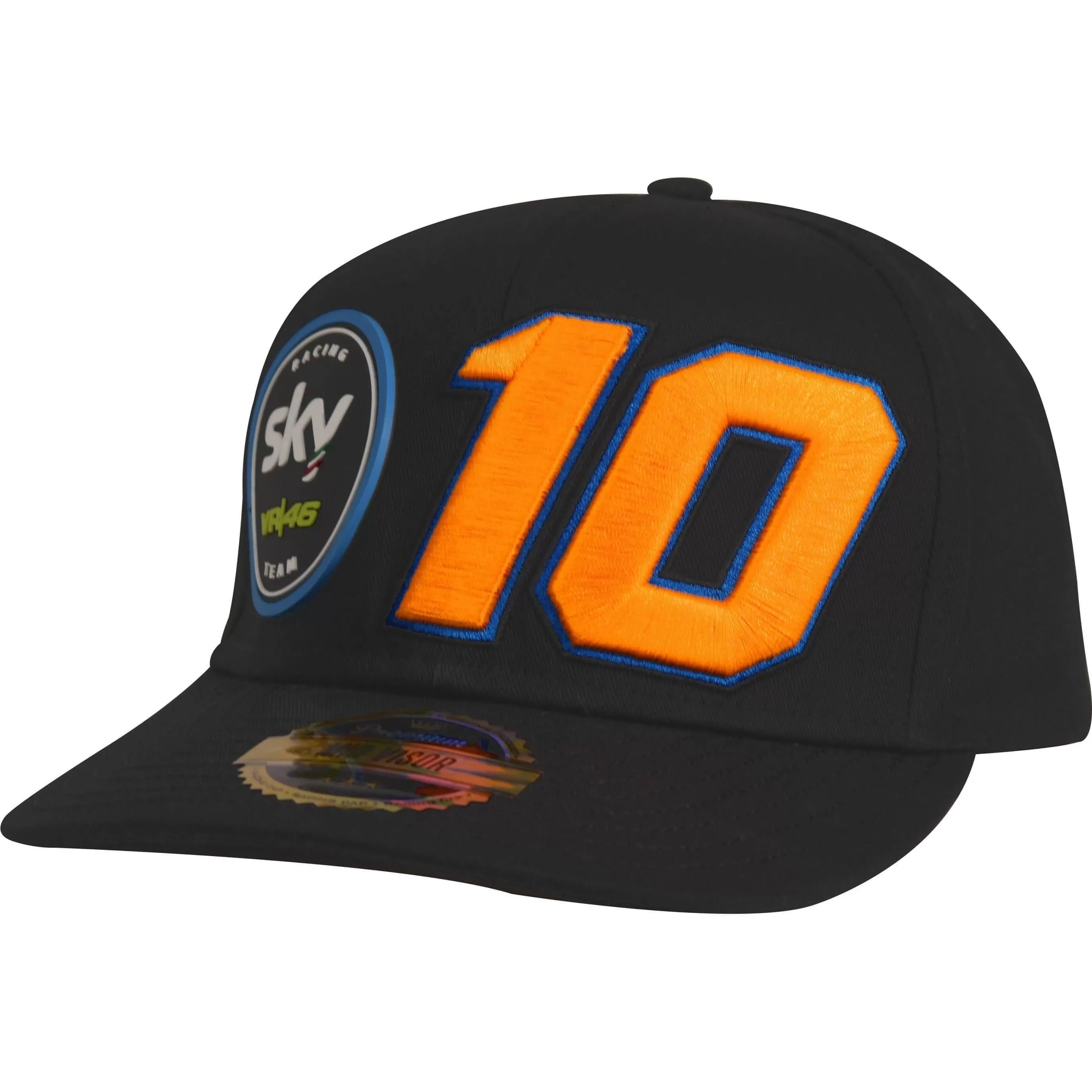 VR46 Sky Racing Team 10 Replica Cap - Black