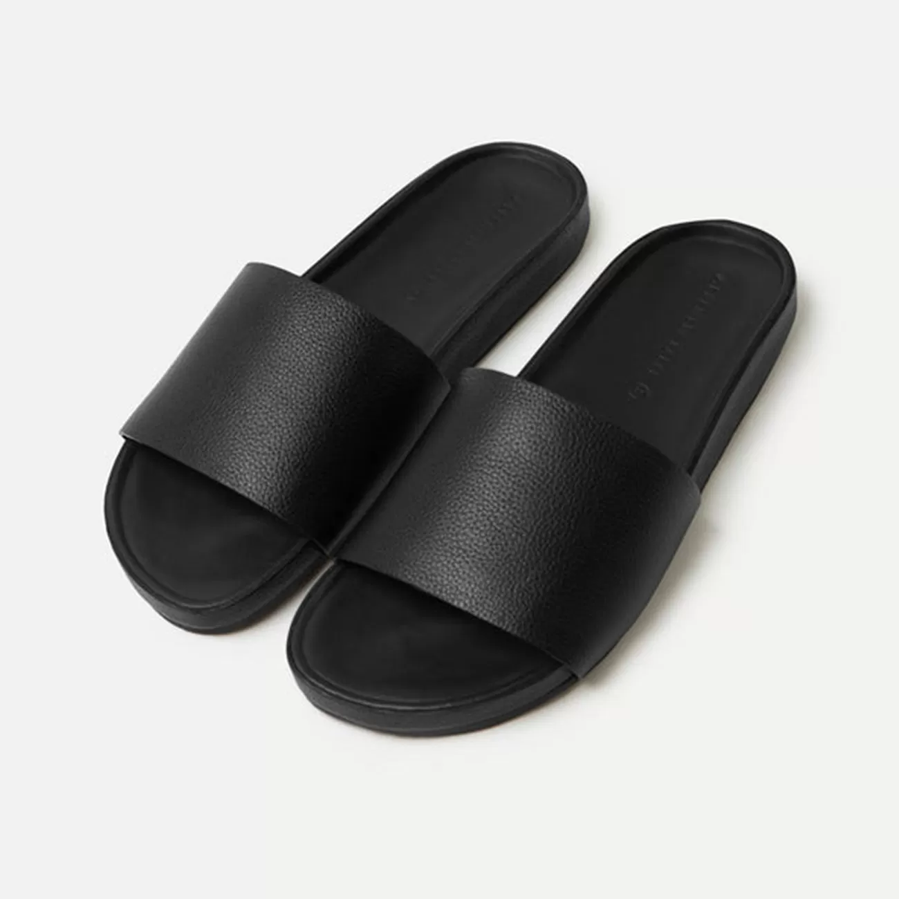 W SINGLE STRAP SLIDE BLACK