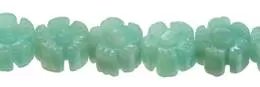 Wholesale Amazonite Bead Flower Shape Gemstones 10mm