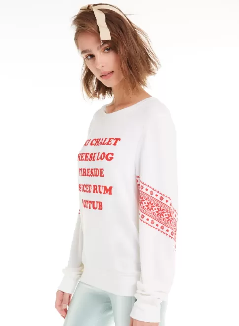 WILDFOX Ski List Baggy Beach Jumper Sweater